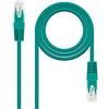 Nanocable 10.20.0102-Gr - Cavo di Rete Ethernet Rj45 Cat. 5E Utp Awg24, Verde, 2 Ms