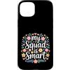 Intelligence Circle Study Brains Custodia per iPhone 15 Plus My Squad Is Smart Gruppo di intelligence educativa -