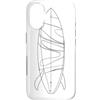 Magliette de Appassionato di surf Custodia per iPhone 17 Disegno di una tavola da surf