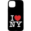 NewYork & City Gifts Custodia per iPhone 15 Plus Regalo dello skyline di New York, souvenir dello Stato della Grande Mela a New York