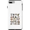 Studio delle Creature Bizzarre Custodia per iPhone 7 Plus/8 Plus Animali Divertenti Personaggi Assurdi Illustrazione