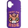 Kawaii Triangle Custodia per iPhone 16 Carino Kawaii Cavallo Fidati La Giro