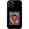 Japanese Aesthetic by Tokyo Waves Custodia per iPhone 11 Pro Yokai Oni Face Devil - Maschera per tatuaggi giapponesi