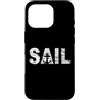 Marinai che navigano con il veliero e l' Custodia per iPhone 16 Pro Come marinaio sulla barca a vela quando si naviga, si pone