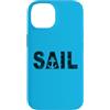 Marinai che navigano con il veliero e l' Custodia per iPhone 14 Come marinaio sulla barca a vela quando si naviga, si pone