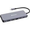 Verbatim Hub USB C 14 in 1, adattatore multiporta USB-C a HDMI, VGA, RJ45, USBA-A e USB-C PD, con lettore di schede SD, per Mac, MacBook Pro/Air, iPad Pro, Thinkpad, Windows Computer, Laptop e Co