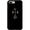 LUKE GALLERY Custodia per iPhone 7 Plus/8 Plus The Red Heart Gold Cross