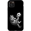 Soccer & Cats Gifts Custodia per iPhone 11 Pro Max Divertente pallone da calcio per amanti del calcio