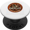 AI Tech Programmer Humor Distribuire per far funzionare le mie macchine Scherzo per sviluppatori IT PopSockets PopGrip Adesivo
