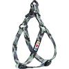 Pawtitas Pettorina step-in per cani di taglia mini, stile gilet, per cuccioli e cani anziani, regolabile e riflettente, XS, grigio mimetico