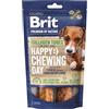 Brit Premium by Nature - Rotolo di collagene per cani, collagene di manzo e burro di arachidi, 2 pezzi