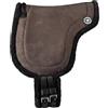 PFIFF 103004 Bareback Pad, Cuscino da Equitazione Senza Albero, in Pelle Scamosciata e Pelliccia Sintetica, Cuscino da Sella con Cintura per Sella, Marrone, Pony