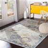 Livabliss Sicily Tappeto Vintage Tappeto Per Soggiorno, Corridoio, Cucina Tappeti Orientale, Classico, leggera Manutenzione Pelo Corto, Ampio 160x220 cm, Blu, Senape, Nero