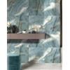 Gres24 Prestige Elegant Moon Acqua, Piastrelle da Pavimento e Rivestimento, Effetto Marmo, Blu, Gres Porcellanato, 60x120 cm, Lucido, Liscia, 6 Lastre, 4,32m²