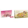 Buratti Confetti con Mandorle Tostate Ricoperte di Cioccolato, Bianco ai Molteplici Gusti, Tenerezze Sfumè Rosa - 1000 g & con Ripieno alla Frutta, Gusti Assortiti, Tenerezze Misto Frutta Colorati