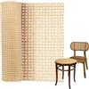MEYAGOT Rattan Naturale Rotolo,40cmx100cm Fatto A Mano Fettuccia Rattan,Fettuccia Rattan Intrecciato,Fettuccia in Rattan per Mobili per Mobili Decorazione Domestica