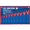 King Tony - Kit di 10 chiavi a forcella isolate VDE - 10-22 mm