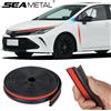 Striscia di tenuta per portiera per auto tipo Z 25mm Guarnizioni in gomma universali per pilastro A/B/C per strisce di tenuta antipolvere per isolamento acustico SEAMETAL