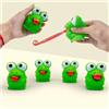 NONE Giocattolo antistress creativo a forma di rana/dinosauro con la lingua fuori, per alleviare lo stress, divertente per bambini, giocattolo interattivo da schiacciare.