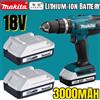 Makita 18V 🎉 Batteria agli ioni di litio 3AH Makita TW202D BL1811G BL1815G BL1813G BL1820G BL1813G BL1825G 195608-4 CL183D DF457D DF457DWE