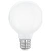 Eglo E27 LED, lampadina opalina a globo, 7 Watt (equivalente a 60 Watt), 806 Lumen, luce bianco caldo, 2700k, lampadina G80, Ø 8 cm
