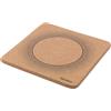 Metaltex Sottobicchiere in sughero, 20 x 20 cm, decorazione - Elegante protezione per tavolo e bancone