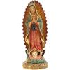 DRW Figura Madonna Guadalupe Messico Patrona del Messico, America e Filippine in Resina Dipinto a Mano 2.5x3x11 cm