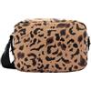Fiorelli Effie - Borsa a tracolla da donna, alla moda, con cinghie regolabili e due scomparti con cerniera, in ecopelle con stampa leopardata