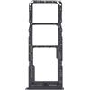 Generico Carrello Vassoio alloggio tray Compatibile con Samsung Galaxy A23 5G SM-A236B porta scheda nano Sim1+ SIM 2 + SLOT SLITTA Alloggio Memoria Micro Sd CARD (Nero)