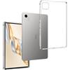 REY Cover in Gel TPU Trasparente per Honor Pad X9A 11,5, Ultra Sottile 0,33 mm, Morbido Flessibile, Custodia Silicone