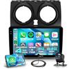 Rimoody 4G+64G Android Autoradio per Nissan Qashqai J10 2006-2016 Wireless Carplay Android Auto, 9 Pollici Incell Touchscreen Radio con GPS Navi WiFi Bluetooth Mirror Link FM/RDS EQ/SWC Telecamera Posteriore