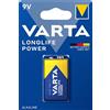 Varta High Energy - Pila alcalina al manganese, 9 V