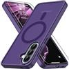 Vansdon Cover Magnetica per Samsung Galaxy A57 5G-Viola scuro