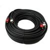 System-S Cavo RCA 2 RCA 30 m maschio a maschio, adattatore AV stereo, colore nero
