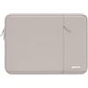 MOSISO 15 pollici Custodia Laptop, 15 pollici Borsa PC Compatibile con MacBook Air M5 A3448 M4 A3241 M3 A3114 M2 A2941 2026-2023, Dell XPS, Poliestere Manica Verticale con Tasca, Grigio Pietra