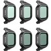 Freewell All Day - Confezione da 6 filtri ND per DJI Mini 5 Pro - ND16, ND32, ND64, ND256, ND512 e ND1000 - Controllo completo della luce per riprese aeree cinematografiche