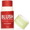 Enooso - Blush in crema stick per Guance Labbra e Occhi AMARENA - Illuminante Viso Naturale Profumato e Nutriente con Miche - Glassy Make up 100% Vegan e Artigianale - Made in Italy