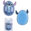 CARTOON Spazzola scioglinodi con applicazione in 3D Stitch Disney spazzola per capelli districante 9 cm