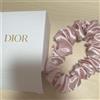 Dior Fascia per capelli Christian Dior logo rosa novità accessori scrunchie nuovo ...