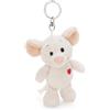 NICI Portachiavi Love Topolina Mira con Cuore 10 cm - in Peluche Morbida, Idea Regalo | 63351