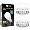 CLAR - Lampadine LED E27 Luce Naturale, Lampadina 4000K, E27 LED 4000K, Lampadine E27 Piccola, 8W (Pack 10)