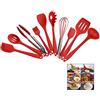 Itian 10 Pezzi Silicone Kitchen Utensils, Resistente al Calore