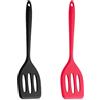 WLLHYF 2 Pacchi Piccoli Tornitori in Silicone Spatole da Cucina Antiaderenti Utensili da Cucina ad Alta Resistenza al Calore Pentole Ideali per Pesce Uova Pancake