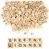 txuzong 500 Pezzi Lettere Legno, Piccole Tasselli Scrabble, Lettere Educative per Bambini, Ideale per Fai da Te, Giochi in Scatola, Apprendimento e Istruzione per Bambini