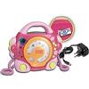 Bontempi 43 9972 - Lettore CD con due microfoni Sing-a-Long e porta USB