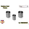 Brakemasters Honda FES250 Foresight 2003 Pinza Freno Anteriore Acciaio Inox Set Pistone