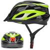 Moplasz Casco da bici da uomo e donna, casco da ciclismo con luce, unisex, per adulti, traspirante, casco da ciclismo da montagna regolabile, 58-62 cm
