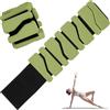 Votoko 2 pz Pesi per Polsi Regolabile 0,46kg Ciascuno, Portatili Poids Cheville, Unisex Ankle Weights, Superficie In Silicone Cavigliere Pilates per Esercizio, Jogging, Yoga, Aerobica (Verde)