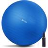 G5 HT SPORT Palla Fitness Gym Balls Premium Multifunzione Palla Pilates Anti-Scoppio [55/65/75/75 CM] Inclusa Pompa, Pilates, Esercizi, Ginnastica e Yoga (Ø 85 cm (Per Altezza Superiore A 189 Cm))