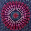 MOMOMUS Arazzo da Parete Mandala - Arte Murale Etnico 100% Cotone - Ideale come Arazzo Mandala da Parete e Telo Indiano per Sala Yoga - Lilla, 210x230 cm